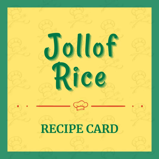 Jollof Rice Recipe Collector's Postcard (Unlocks Video Masterclass)